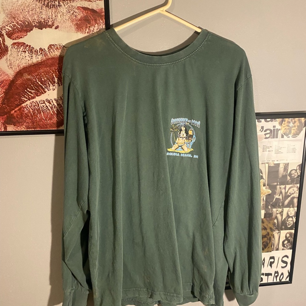 Green Long Sleeve Shirt